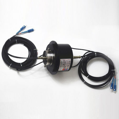 Collettore rotante di fibra ottica - ECN000-02P-04S-02F-IP66 - CENO Electronics technology Co., Ltd - con albero cavo non traversante / per applicazioni marine / per gru