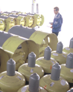 Bombola di gas di gas - ALNAT 8 - AIR LIQUIDE FRANCE INDUSTRIE - di ammoniaca