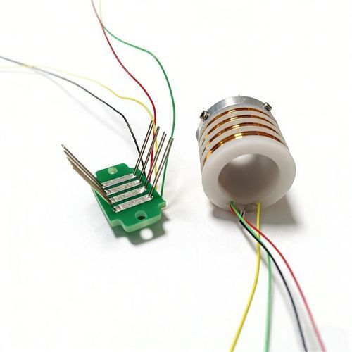 Collettore rotante con foro passante - DHK015-4S - JiuJiang Ingiant Technology Co.,Ltd - in 2 parti / per strumento di misura / per applicazioni robotiche
