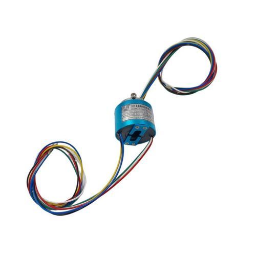 Collettore rotante con foro passante - DHK012-6-5A - JiuJiang Ingiant Technology Co.,Ltd - per applicazioni di videosorveglianza / per applicazioni industriali / per tavola rotante