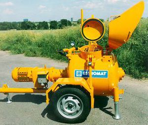 Trasportatore mescolatore di malta elettrico - ESTROMAT 260 E - UELZENER Maschinen GmbH