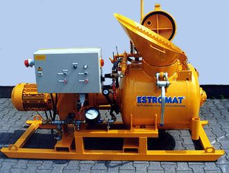 Trasportatore mescolatore di malta elettrico - Estromat 264 D-2 - UELZENER Maschinen GmbH