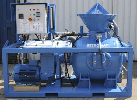 Trasportatore mescolatore di malta elettrico - Estromat 260 - 600 - UELZENER Maschinen GmbH