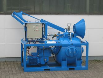 Trasportatore mescolatore di malta elettrico - Estromat 850-AL - UELZENER Maschinen GmbH