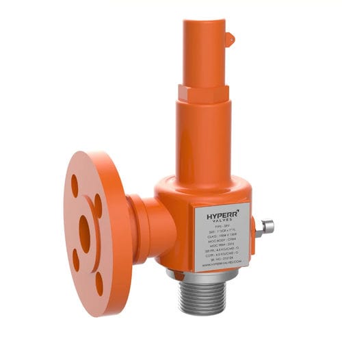 Valvola limitatrice di pressione a gas - HV-SRV-08 - Hyper Valves - a vapore / per acqua / per cisterna