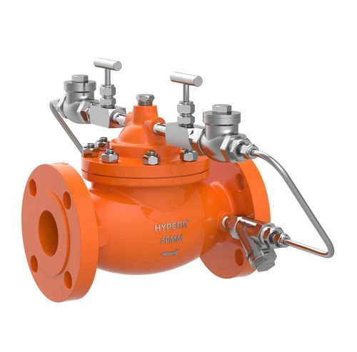 Valvola di ritegno a membrana - HV-ACV-08 - Hyper Valves - per acqua / con flangia / per rete idrica