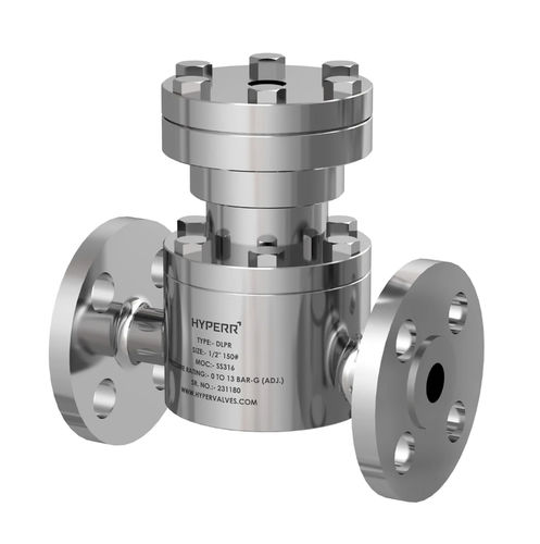 Regolatore e riduttore di pressione a cupola - HV-DLPR-01 - Hyper Valves - per aria / per acqua / per gas