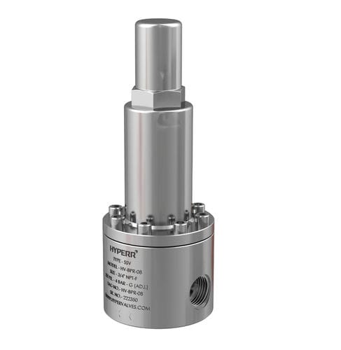Valvola di sicurezza di arresto - HV-SSV-01 - Hyper Valves - a gas / EN 14382 / in acciaio inossidabile