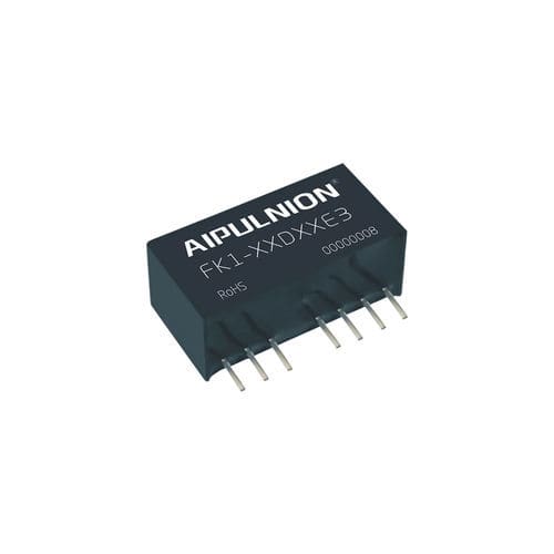 Convertitore DC/DC regolato - FK1-XXXXXE3 - Guangzhou Aipu Electron Technology Co.,Ltd - range di tensione di ingresso 2:1 / a bassa ondulazione / SIP-7