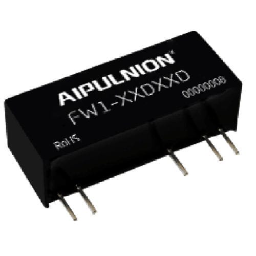 Convertitore DC/DC regolato - FW1-XXDXXD - Guangzhou Aipu Electron Technology Co.,Ltd - SIP / compatto