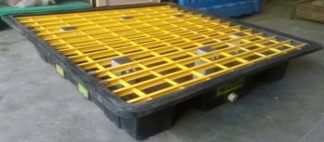 Vasca di ritenzione 4 fusti - Ergen Plastic Industries - in plastica