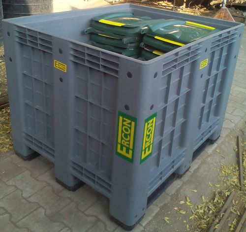 Cassa-pallet in plastica - ECPSW-1210-915-R - Ergen Plastic Industries - di stoccaggio / da trasporto / per prodotti sfusi