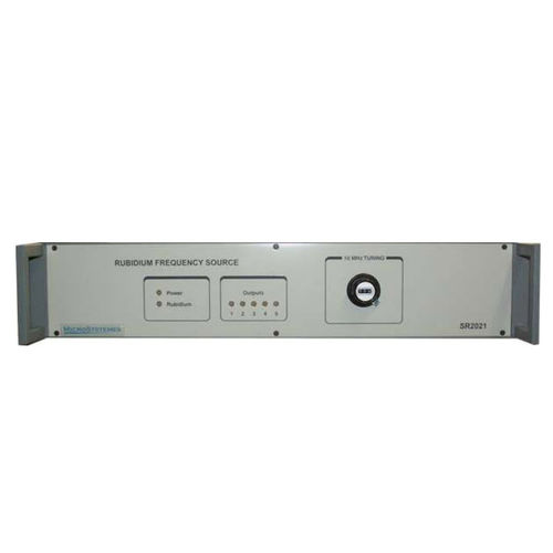 Sorgente di frequenza con oscillatore al rubidio - SR2021-10-ASQ3X - TimeLink microsystems - 10 MHz / 5 MHz / 5 uscite