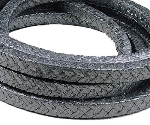 Guarnizione intrecciata in grafite - P400 - Ningbo Sunwell Sealing Materials Co., Ltd - rinforzata con fibre di carbonio / resistente ai prodotti chimici / per pompa