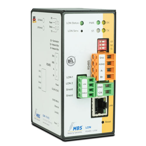 Gateway di comunicazione - Double-X - MBS GmbH - LAN / RS-232 / RS-485