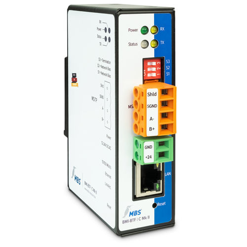 Router BACnet - UBR-BTF | Mk II - MBS GmbH - di dati / LAN / RS485