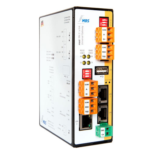 Gateway di comunicazione - maxi | Mk II | x-link - MBS GmbH - Ethernet / RS-232 / RS-485