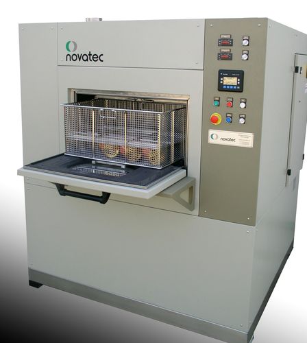 Macchina di lavaggio a solvente - CRD 85 - NOVATEC srl - Surface Finishing Technology - ad acqua / a spruzzo / automatica