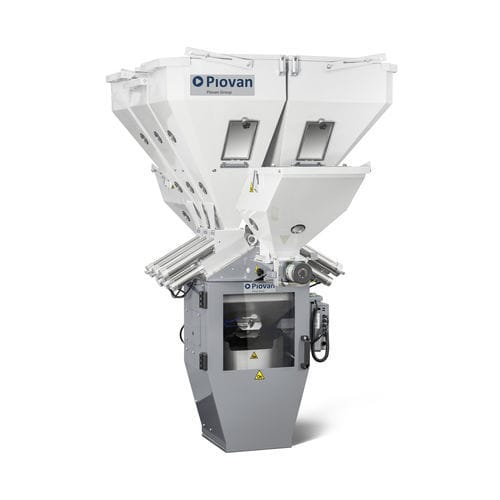 Dosatore di granulato - MDW  - Piovan - a vite / gravimetrico / per l'industria elettronica