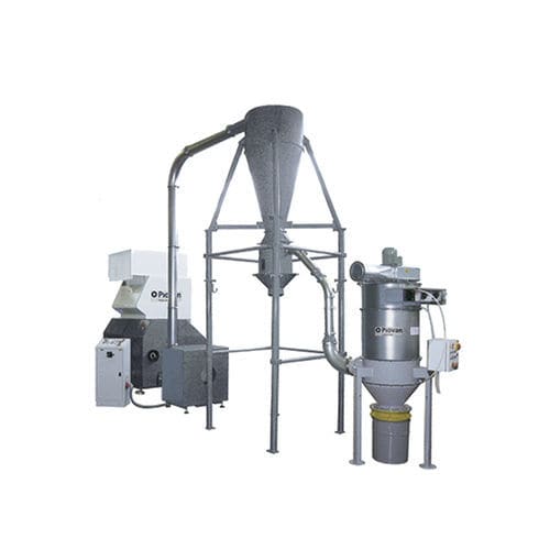 Separatore per polveri - KD series - Piovan - ad aria / a tamburo / per l'industria plastica