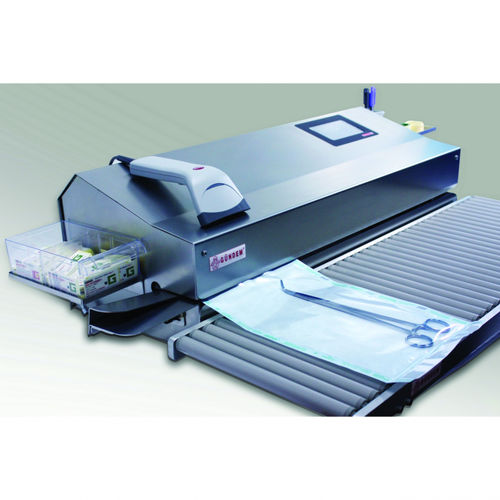 Sigillatrice con stampante di codici a barre - GM16L1PV, GM16L2PV - Gundem Saglik ve Gida Urunleri Sanayi Tic. A. S. - rotativa / interamente automatica / per apparecchiatura medica