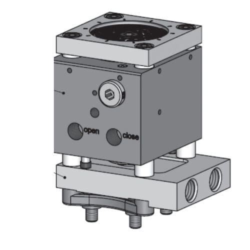 Attuatore idraulico - HB series - Synventive Molding Solutions - lineare / per valvola a saracinesca / con sensori di posizione integrati