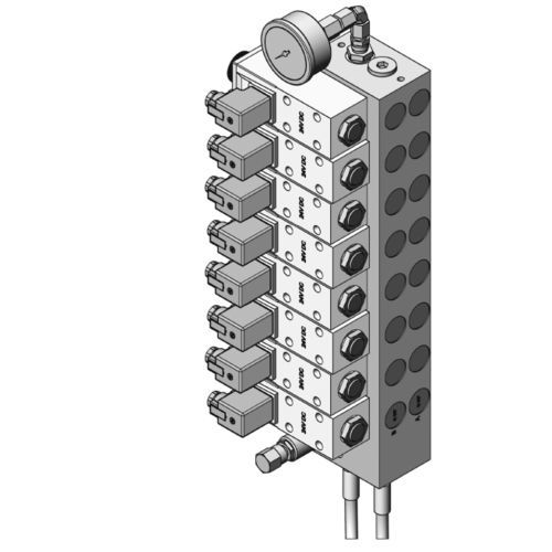 Manifold multicanale - XDM - Synventive Molding Solutions - in acciaio / per attuatore / per elettovalvola