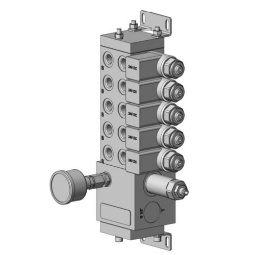 Manifold multicanale - XCM - Synventive Molding Solutions - acciaio / per attuatore / per elettovalvola