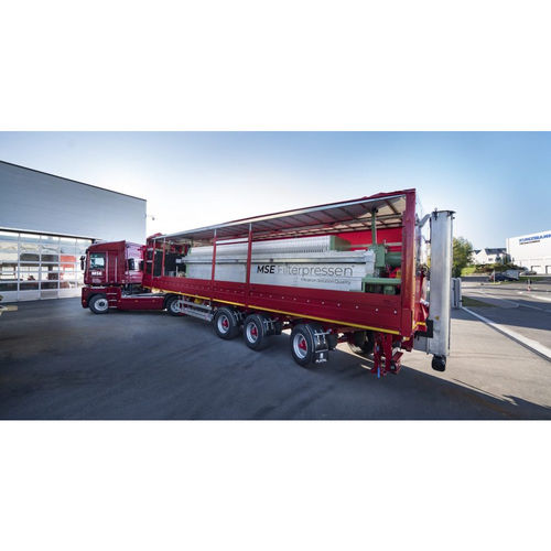 Filtro-pressa mobile - MO-FP series - MSE Filterpressen GmbH - a trave laterale / con ripiano / dinamica