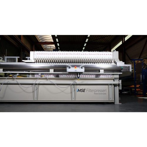 Filtro-pressa a trave laterale - SA-FP series - MSE Filterpressen GmbH - a telaio / semiautomatica / ad alta pressione