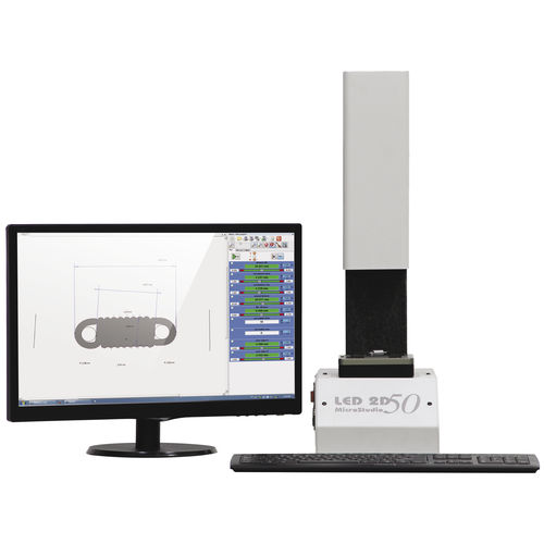 Proiettore di profili da tavolo - LED2D-50H - MicroStudio S.r.l
