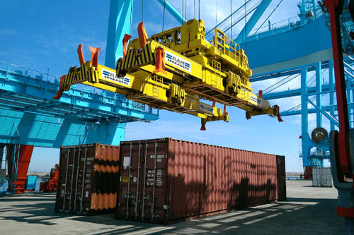 Bilanciatore di carico per container - RAM6100 - Peiner - verticale / automatico