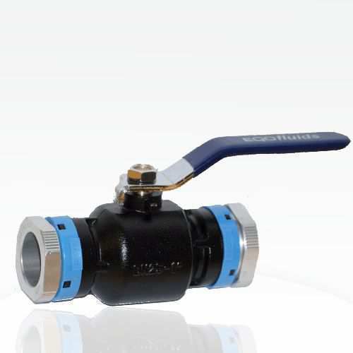 Valvola a sfera - 89.881 series - EQOfluids FR - manuale / di arresto / per aria compressa