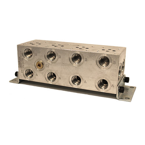 Manifold multicanale - B series - Lynch Fluid Controls Inc. - in alluminio / idraulico / su misura