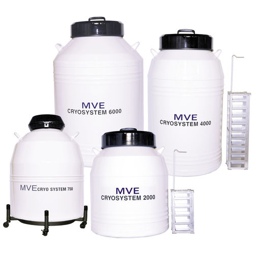 Serbatoio di stoccaggio di azoto liquido - MVE CryoSystem Series - CHARTINDUSTRIES - criogenico / leggero