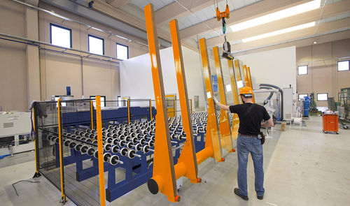 Linea di produzione di vetro stratificato - Bovone