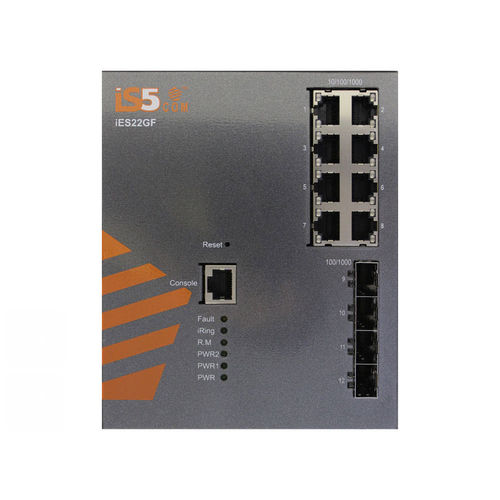 Switch Ethernet gestibile - iES22GF - iS5 Communications - 20 porte / Ethernet gigabit / SFP+