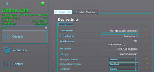 Software configurazione - AQTIVATE 200 - Arcteq Relays Ltd - in linea / off-line