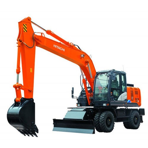 Escavatore intermedio - ZX190W-5A - HITACHI Construction Machinery - su ruote / diesel / per cantiere di costruzione