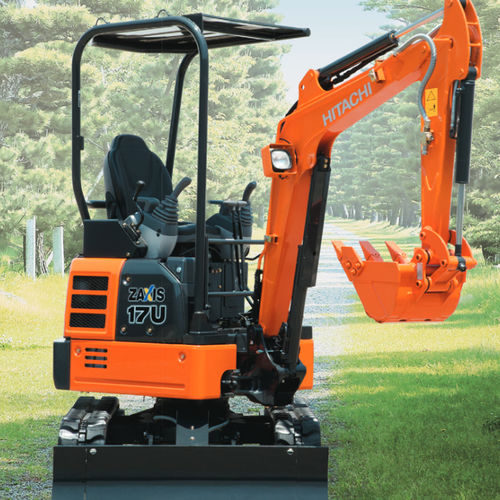 Miniescavatore - ZX17U-5A - HITACHI Construction Machinery - cingolato / Tier 2 / per cantiere di costruzione