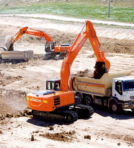 Escavatore intermedio - ZX210K-5G - HITACHI Construction Machinery - cingolato / Tier 2 / per cantiere di costruzione