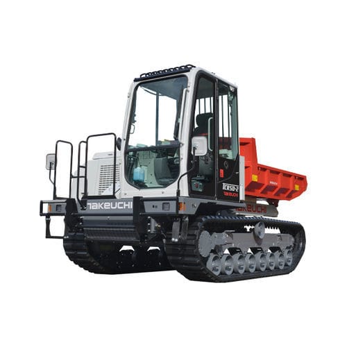 Dumper cingolato - TCR50-2 - TAKEUCHI - idraulico / a scarico posteriore / largo