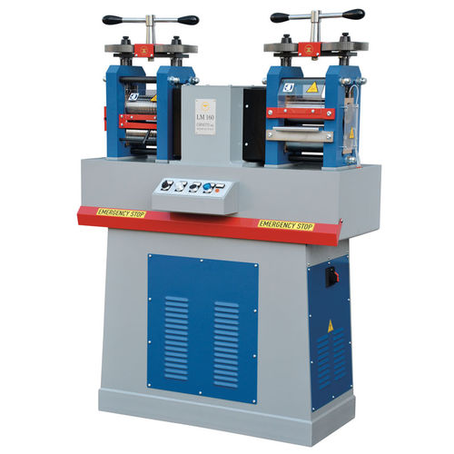 Laminatoio per laboratorio - LM-series - CHINETTI - di acciaio / tandem