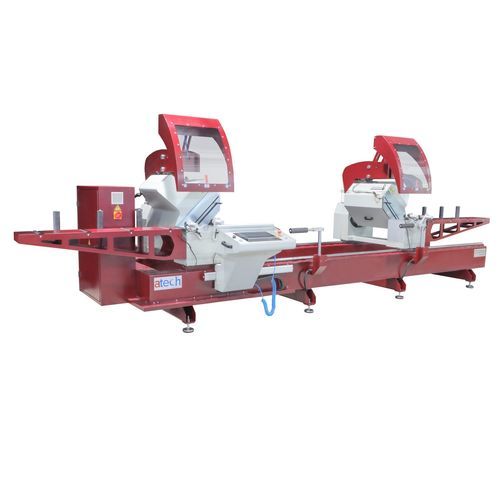 Troncatrice a due teste CNC - ZIGMA-550FA - ATECH MACHINE - per PVC / per alluminio / per legno