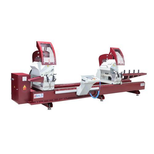 Troncatrice a due teste CNC - ZIGMA-450AU - ATECH MACHINE - per PVC / per alluminio / per legno