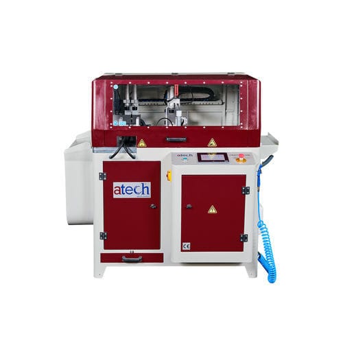 Troncatrice angolare - AP500 - ATECH MACHINE - troncatrice / verticale / per alluminio