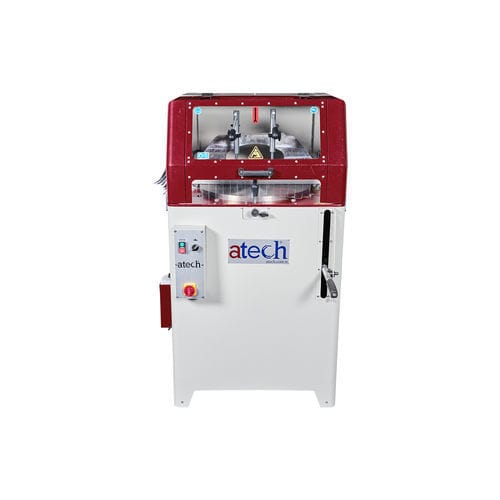 Troncatrice angolare - M-450 - ATECH MACHINE - verticale / per alluminio / per legno