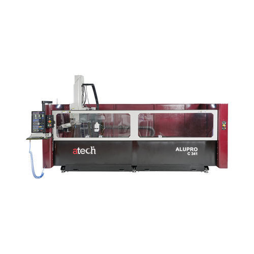 Centro di lavoro CNC a 10 assi - AluPro-C341 - ATECH MACHINE - verticale / per PVC / per alluminio