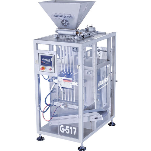Confezionatrice verticale - G-517 - altunpack makine san tic ltd şti - controllata da PLC / stick pack / per zucchero