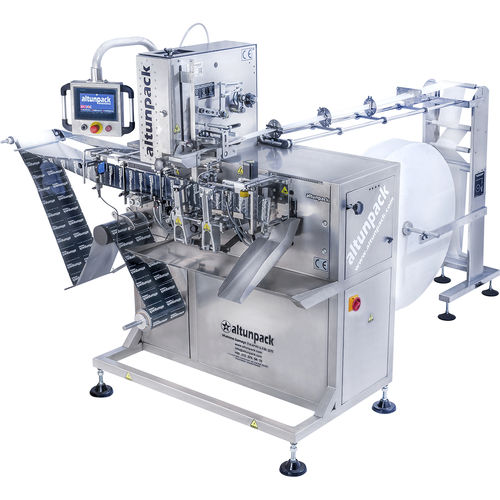 Confezionatrice orizzontale - M-2 - altunpack makine san tic ltd şti - ponderale / controllata da PLC / per liquidi